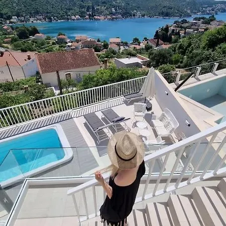빌라 Ansay With Heated Swim Pool And Sea View