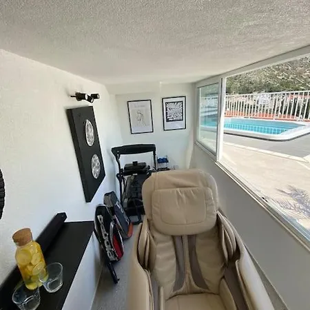 Ansay With Heated Swim Pool And Sea View