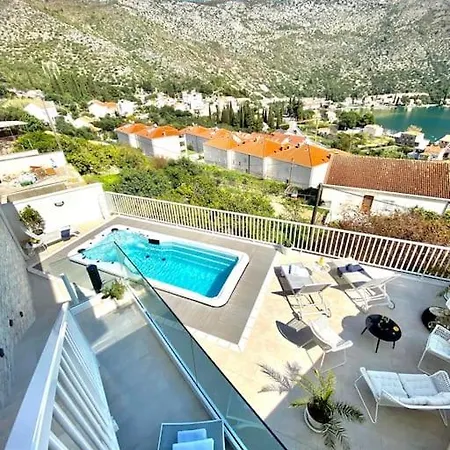 Ansay With Heated Swim Pool And Sea View * Zaton (Dubrovnik-Neretva)