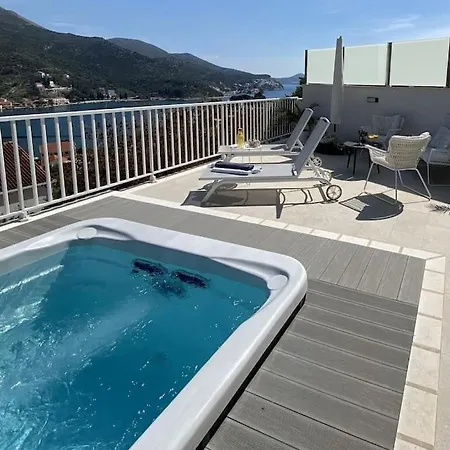Ansay With Heated Swim Pool And Sea View Vila